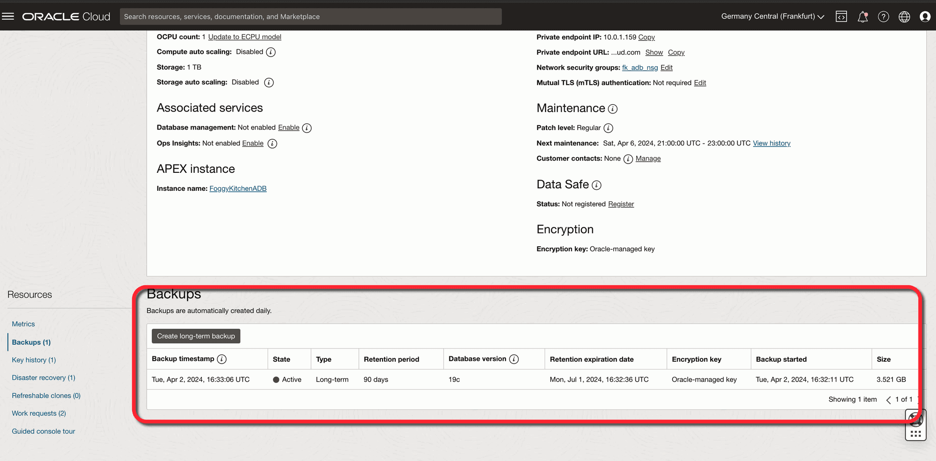 How to Restore OCI Autonomous Database from Backup with Terraform