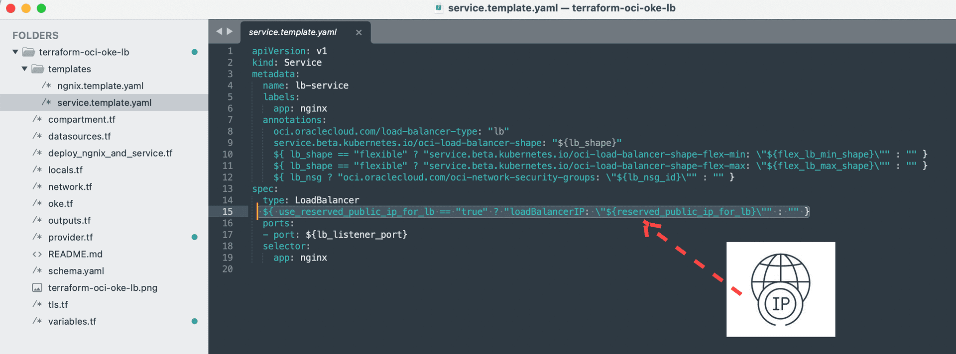 OCI Container Engine for Kubernetes (OKE) with Reserved Public IP for LoadBalancer Service using Terraform